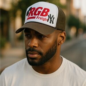 Custom RGB Trucker Hat NYC Edition